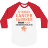 wear peach for uterine cancer 3/4 Sleeve Shirt