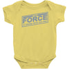 the force is strong with this one Baby Onesie