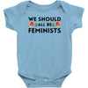 We Sould All Be Feminists Baby Bodysuit