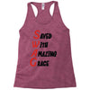 saved with amazing grace Racerback Tank