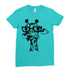 nerd giraffe Ladies Fitted T-Shirt