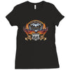 biker route 66, live the legend Ladies Fitted T-Shirt