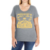 chuck's texan grill Ladies Curvy T-Shirt
