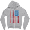 usa beer pong champ Zipper Hoodie