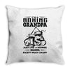 I'm A Boxing Grandpa... Throw Pillow