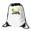 halloween face Drawstring Bags