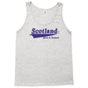 scotland born and raised retro white &amp; navy international country Tank Top