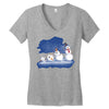 primordial snow Women's V-Neck T-Shirt