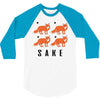 four fox sake 3/4 Sleeve Shirt