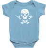 rock skull Baby Bodysuit