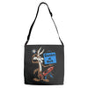 looney tunes genius at work Adjustable Strap Totes