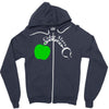 cider slave drinking west country apple scrumpy rough cyder Zipper Hoodie