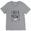 CHECK MEOWT CAT V-Neck Tee
