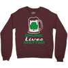 drunk lives matter Crewneck Sweatshirt