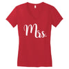 mrs. Women's V-Neck T-Shirt