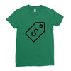 usd logo Ladies Fitted T-Shirt