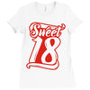 sweet 18 Ladies Fitted T-Shirt