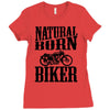 natural born biker Ladies Fitted T-Shirt