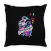 King Of Jungle Throw Pillow
