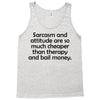 sarcasm and attitude Tank Top