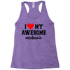 i love my awesome mechanic Racerback Tank
