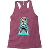 pizza shark graphic Racerback Tank