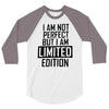 limited edition1 3/4 Sleeve Shirt