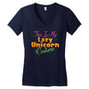 this is my lazy unicorn costume Women's V-Neck T-Shirt
