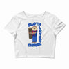 sloth loves chunk Crop Top