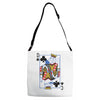 catdog playing card Adjustable Strap Totes