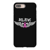 angel wing believe breast cancer iPhone 8 Plus