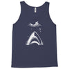 shark attack swimmer Tank Top