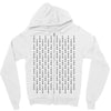 fuck you pin stripe line Zipper Hoodie