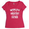 worlds greatest farter funny fathers day new men t shirt w10 Women's Triblend Scoop T-shirt