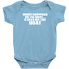 What Happens On The Boat...Stays On The Boat Baby Onesie