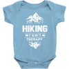 hiking is my therapy! Baby Bodysuit