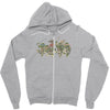 where the wild turtles are Zipper Hoodie