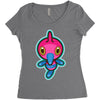 dubious disc Women's Triblend Scoop T-shirt