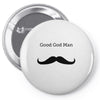 good god man Pin-back button
