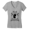 girls are equal Women's V-Neck T-Shirt