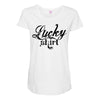 lucky shirt Maternity Scoop Neck T-shirt