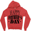 happy father day greeting Zipper Hoodie