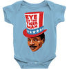 eye of the tiger man Baby Onesie