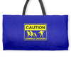 caution zombies crossing t shirt x large funny walking brains awesome Weekender Totes
