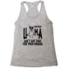 nurse lama Racerback Tank