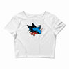 hockey royalty Crop Top