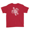 hawaiian turtle tribal art Youth Tee