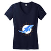 dolfin Women's V-Neck T-Shirt