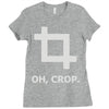oh crop Ladies Fitted T-Shirt