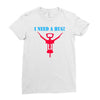 i need a hug Ladies Fitted T-Shirt